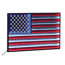 Load image into Gallery viewer, Plastic Tabletop Sculpture With LED (720815) - Red / White / Blue