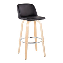 Load image into Gallery viewer, Toriano - Contemporary Fixed Height Barstool & Swivel With Round Footrest (Set of 2)