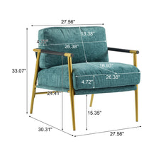 Load image into Gallery viewer, Modern Accent Chair With Plush Cushions, Cozy Seating