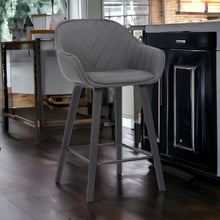 Load image into Gallery viewer, Iron Counter Height Bar Chair - Gray And Black