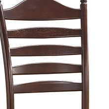 Load image into Gallery viewer, Wood Ladder Back Dining Side Chair - Espresso