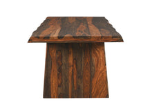 Load image into Gallery viewer, 86" Solid Wood Dining Table - Dark Brown