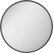 Load image into Gallery viewer, 24" Round Metal Framed Mirror Set - Black