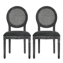 Load image into Gallery viewer, French Country Dining Chair With Cane Backrest (Set of 2)