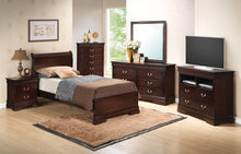 Load image into Gallery viewer, Louis Phillipe - Twin Bed - Cappuccino