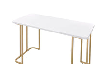 Load image into Gallery viewer, Estie - Writing Desk - White / Gold