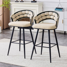 Load image into Gallery viewer, Bar Stools, Kitchen Island Counter Height Stools (Set of 2)
