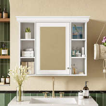 Load image into Gallery viewer, Wall Mounted Bathroom Storage Cabinet With Mirror Door