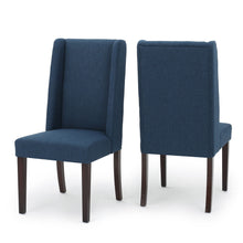 Load image into Gallery viewer, High Back Dining Chair With Wingback Design (Set of 2)