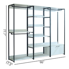 Load image into Gallery viewer, Fiona - Freestanding Walk-In, Closet System - White