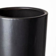 Load image into Gallery viewer, Abstract Cylinder Table Vase (397544) - Black