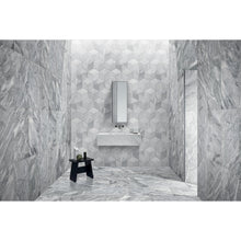 Load image into Gallery viewer, Hexagon Natural Stone Marble Tile, 3D Fluted (Set of 12)