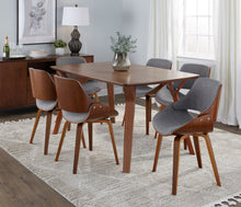 Load image into Gallery viewer, Folia Fabrizzi - 7 Piece Mid Century Modern Dining Set