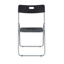 Load image into Gallery viewer, Open Back Dining Side Chairs (Set of 4) - Black / Silver