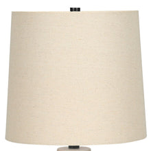 Load image into Gallery viewer, Geometric Table Lamp With Beige Empire Shade - Cream