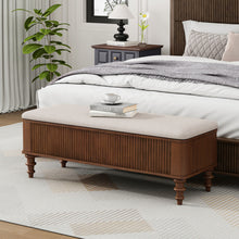 Load image into Gallery viewer, Multi Functional Storage Ottoman Bench