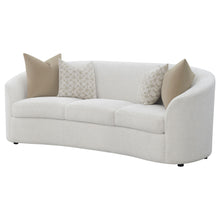 Load image into Gallery viewer, Rory - Sloped Arms Sofa With Pillows - Ivory