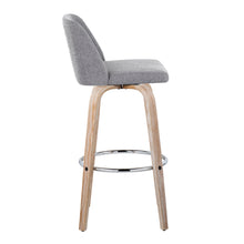 Load image into Gallery viewer, Toriano - Contemporary Fixed Height Barstool With Swivel & Round Footrest (Set of 2)