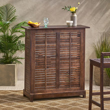Load image into Gallery viewer, Riviera - Wood Bar Stylish Beverage Station Acacia Wood Compact - Brown