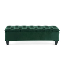 Load image into Gallery viewer, Contemporary Button Tufted And Diamond Stitched Storage Ottoman
