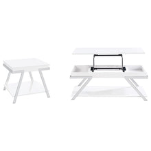 Load image into Gallery viewer, Briana - 2 Piece Coffee And End Table Set With Lift Top Legs - Gloss White