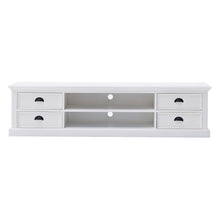 Load image into Gallery viewer, Classic Entertainment Unit With Four Drawers - White