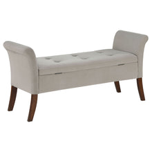 Load image into Gallery viewer, Pasley - Rolled Arm Storage Bench