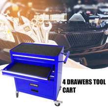 Load image into Gallery viewer, 4 Drawers Multifunctional Tool Cart With Wheels