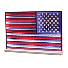 Load image into Gallery viewer, Plastic Tabletop Sculpture With LED (720814) - Red / White / Blue