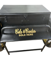 Load image into Gallery viewer, Old Time Delivery Box Table With Storage - Black