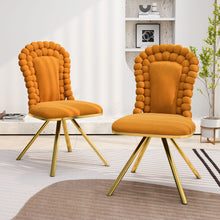 Load image into Gallery viewer, Upholstered Swivel Dining Chairs (Set of 2)