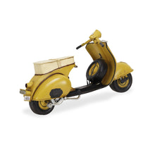 Load image into Gallery viewer, Hand Painted 1959 Scooter Model Motorcycle - Yellow / Black