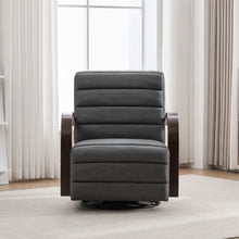 Load image into Gallery viewer, 360° Swivel Accent Chair With Armrests, Comfy Lounge