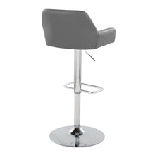 Load image into Gallery viewer, Daniella - Contemporary Adjustable Barstool With Swivel With Rounded Rectangle Footrest (Set of 2)