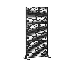 Load image into Gallery viewer, Three Panel Screen Room Divider (562836) - Black