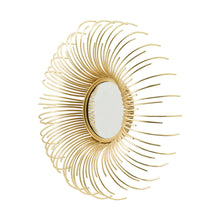 Load image into Gallery viewer, Sunburst Metal Framed Mirror (Set of 5) - Gold