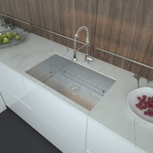 Load image into Gallery viewer, 32" Undermount Kitchen Sink With, Single Bowl - Brushed Nickel