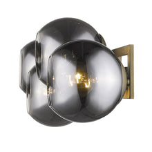 Load image into Gallery viewer, Lunette 4-Light Aged Sconce - Brass