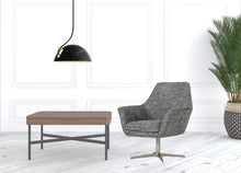 Load image into Gallery viewer, Industrial Chair With Metal Swivel - Dark Gray