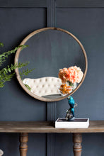 Load image into Gallery viewer, Round Wood Mirror, Wall Mounted Mirror Home Decor For Bathroom Living Room