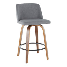 Load image into Gallery viewer, Toriano - Mid Century Modern, Counter Stool (Set of 2)