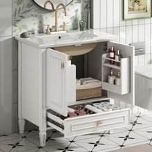 Load image into Gallery viewer, Freestanding Vanity With 1 Drawer & 2 Soft Close Doors With Door Mounted Storage