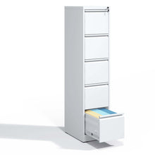 Load image into Gallery viewer, Steel Drawer Vertical File Cabinet With Lock For A4 Legal / Letter Size