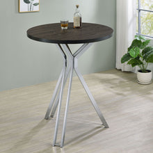 Load image into Gallery viewer, Edgerton - Round Height Bistro Bar Table - Dark Oak