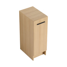 Load image into Gallery viewer, Slim Freestanding Bathroom Storage Cabinet - Light Oak