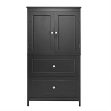 Load image into Gallery viewer, Bathroom Storage Cabinet With 2 Doors And Drawers, Adjustable Shelf