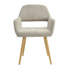 Load image into Gallery viewer, 22" Upholstered Arm Chair - Beige And Brown