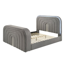 Load image into Gallery viewer, Shelyn - Bed With LED, TV Stand, Fireplace & Bluetooth