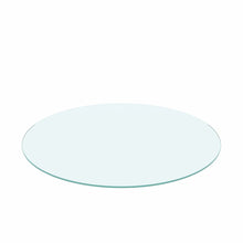 Load image into Gallery viewer, 36" Round Tempered Glass Table Top Clear Glass 1 / 4" Thick Flat Polished Edge - Transparent