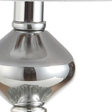 Load image into Gallery viewer, Table Lamp With Drum Shade - White / Clear / Silver
